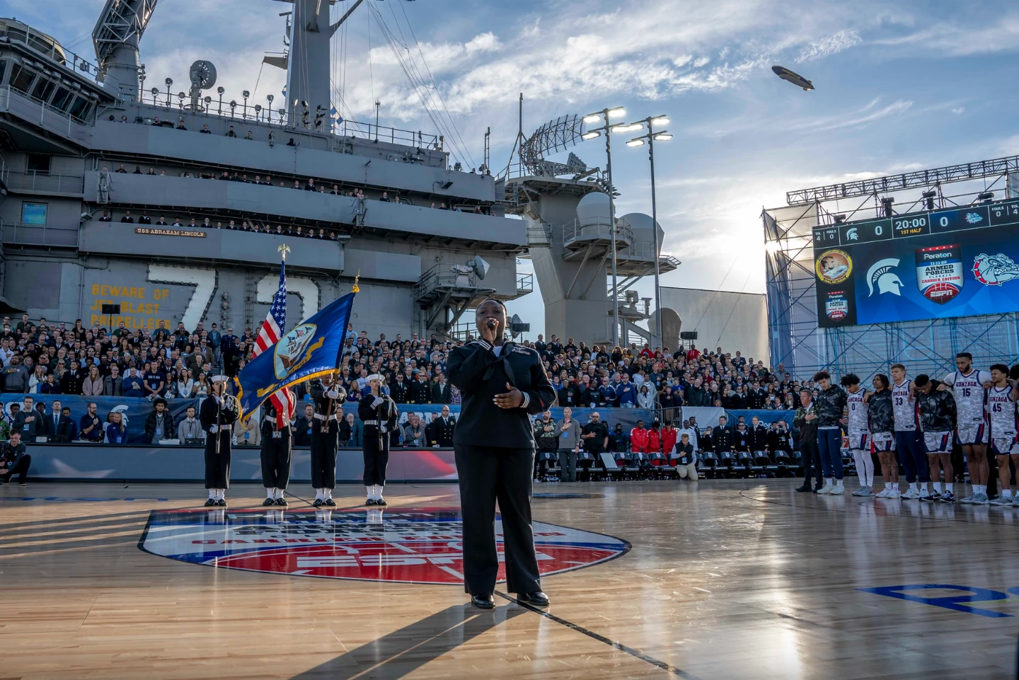 Armed Forces Classic on the USS Abraham Lincoln