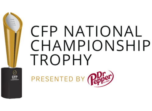 CFP National Championship Trophy presented by Dr Pepper